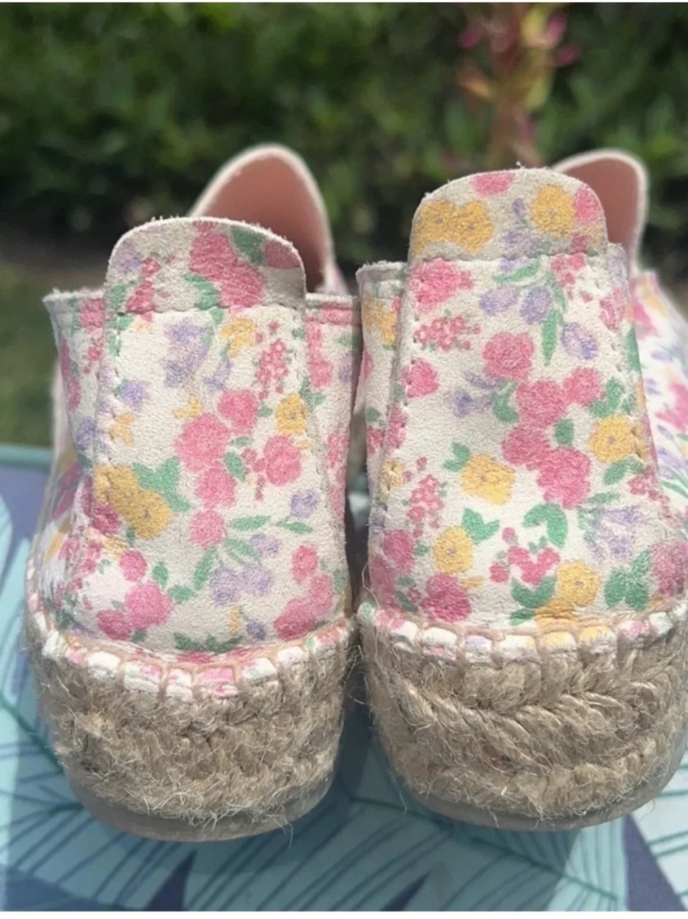LoveShackFancy x Manebi Fruity Punch Floral  Espadrilles Cottagecore Dream